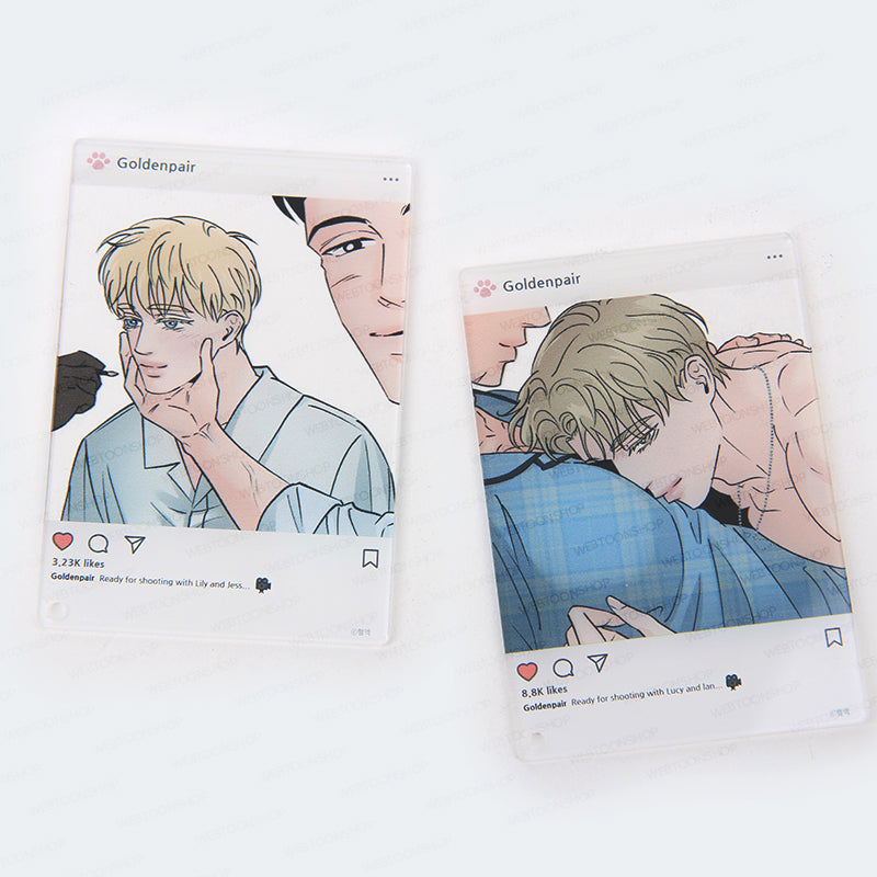 [GOLDEN PAIR] Acrylic Photo Frame SET