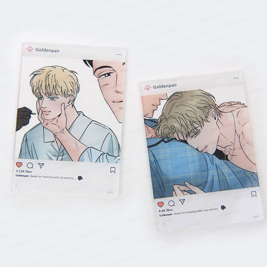 [GOLDEN PAIR] Acrylic Photo Frame SET