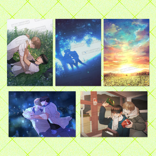 [Spinach Bouquet] Postcard Set