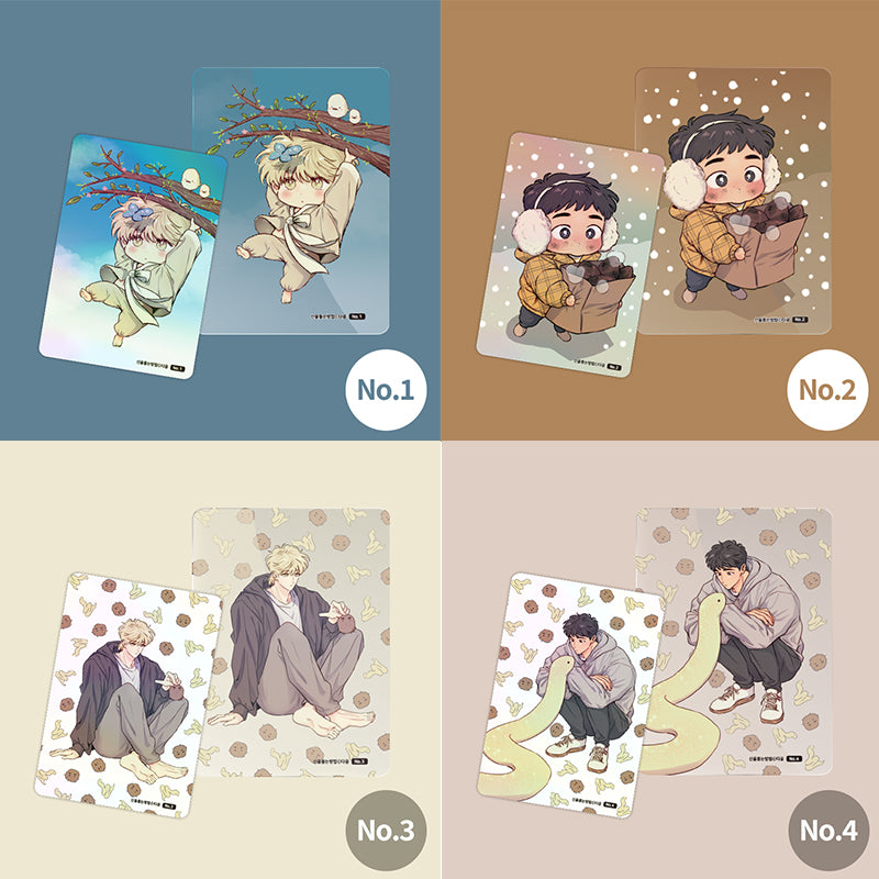 [THE SACRED SERPENT'S SEDUCTION] webtoon photo card collection 8 types 30 Pack(Random)