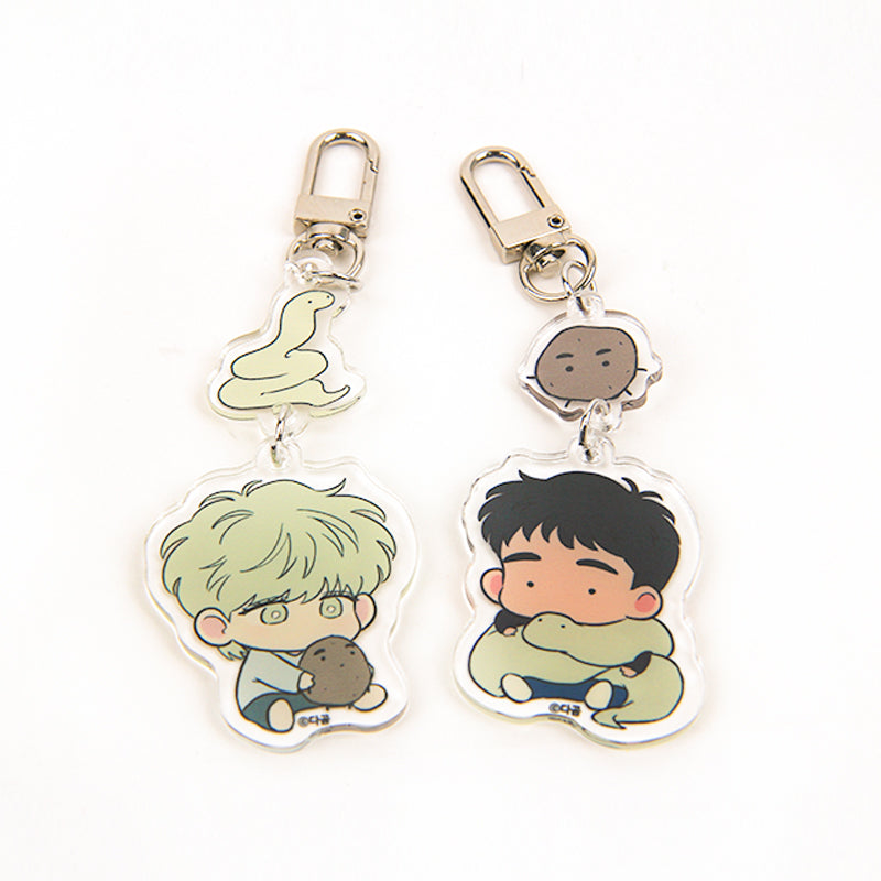 [THE SACRED SERPENT'S SEDUCTION] 2-Tier Acrylic Keyring Set
