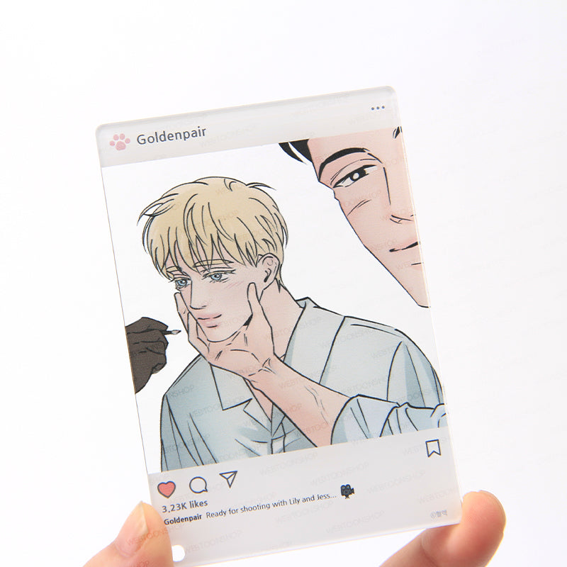 [GOLDEN PAIR] Acrylic Photo Frame SET