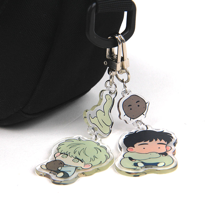 [THE SACRED SERPENT'S SEDUCTION] 2-Tier Acrylic Keyring Set