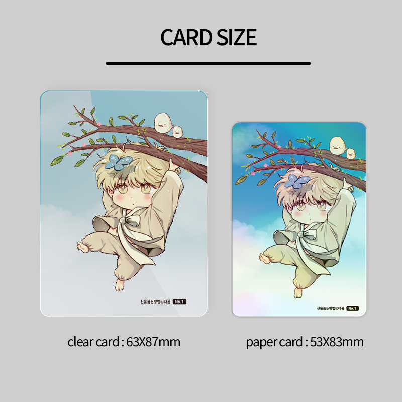 [THE SACRED SERPENT'S SEDUCTION] webtoon photo card collection 8 types 30 Pack(Random)