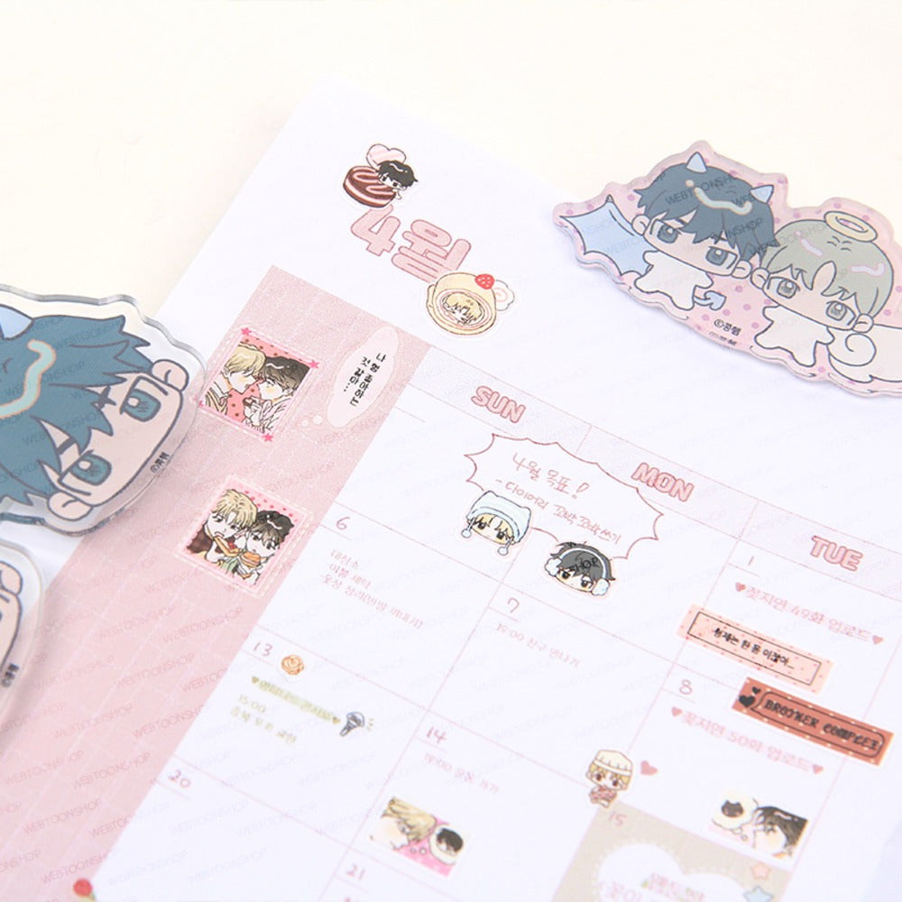 [POND WHERE FLOWERS FALL]Deco Sticker & Photocard Set