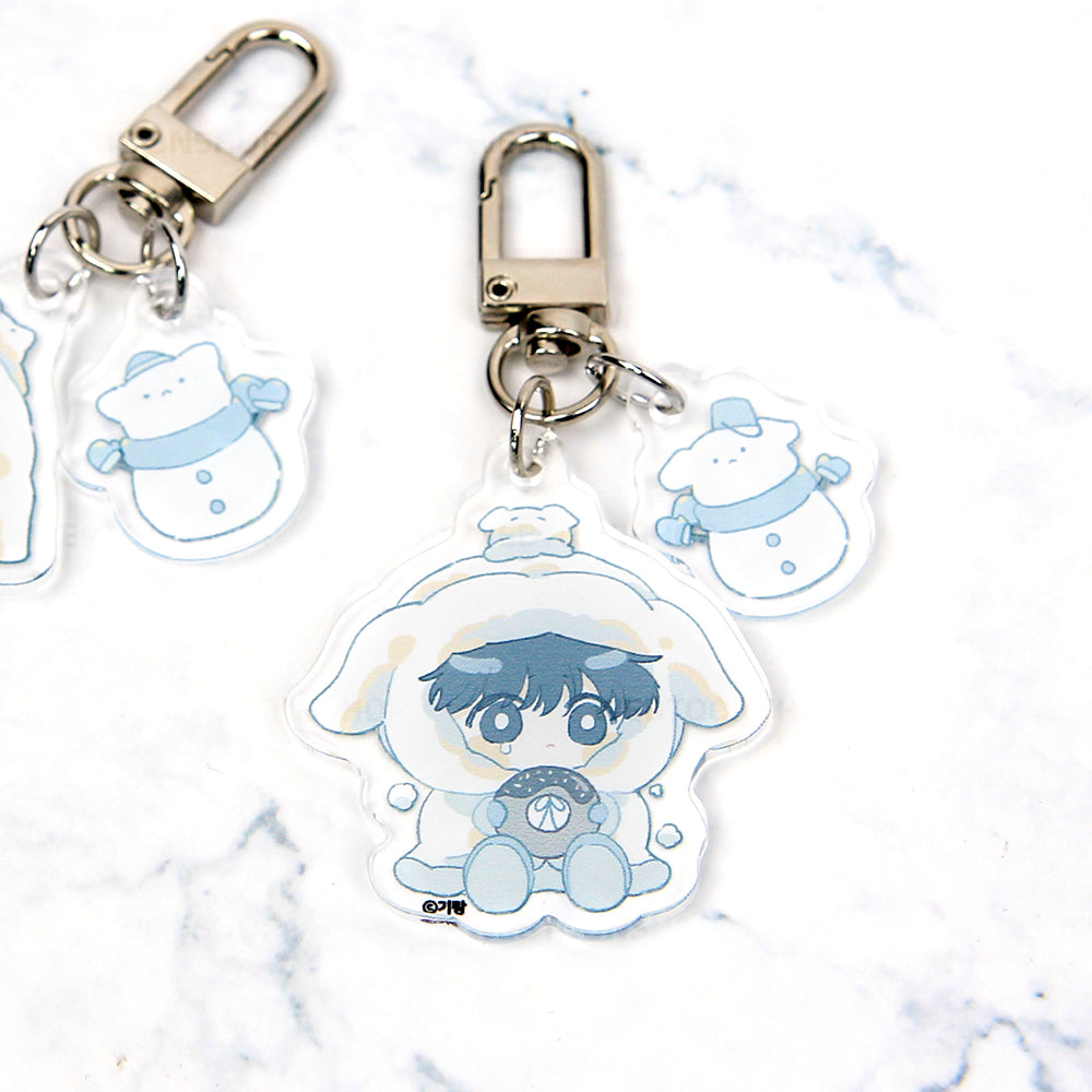 [A WORLD WITHOUT YOU] 2-Stage Acrylic Keyring Set